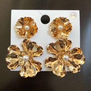 Fashion Statement Flower Earrings